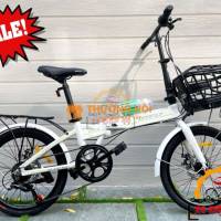 XE ĐẠP GẤP 20IN SƯỜN NHÔM ĐỀ SHIMANO MỚI 💯