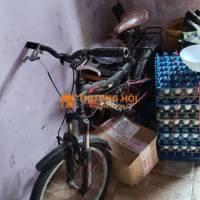 Xe còn tốt, sửa lại yên sau bơm bánh