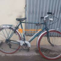 Xe đạp cổ điển màu Xanh
