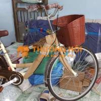 Xe đạp Thống Nhất màu nâu kem, hàng mới