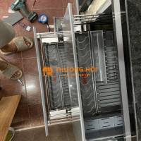 Kệ Xoong Nồi Nan Dẹt SUS 304 Cánh Kéo Cao Cấp, An Toàn, Hiện Đại TaKing