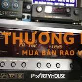 COMBO trọn bộ karaoke PartyHouse (loa + amply liền vang + mic ko dây)