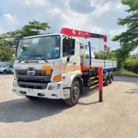 Bán Hino 3 chân 15 tấn, cẩu Unic 3 Tấn-5 tấn-8 Tấn