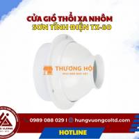 Cửa gió thổi xa nhôm sơn tĩnh điện TX-80