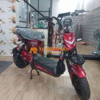 Xe đạp điện KYOTO màu Đỏ Mới