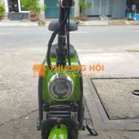 Xe đạp điện Nijia Swift 3 yên Xanh lá