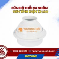Cửa gió thổi xa nhôm sơn tĩnh điện TX-100