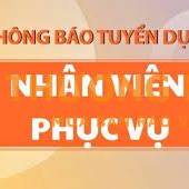 Tuyển Nhân Viên Phục Vụ