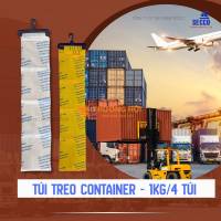 Bảo Vệ Lô Hàng Xuất Khẩu Khỏi Độ Ẩm Với Dây Treo Container Clay Desiccant Secco