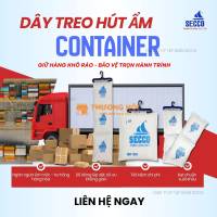 Gói hút ẩm treo container dạng bột – Bột Hút Ẩm Secco
