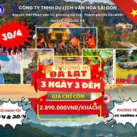 Tour Đà Lạt 3N3Đ 2026 sgc