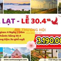 Đà Lạt - Lễ 30/4 4N3Đ 2026 sgc