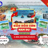 TOUR HÒN SƠN – NAM DU 3N3Đ – THIÊN ĐƯỜNG BIỂN ĐẢO HOANG SƠ