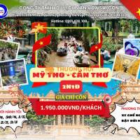 TP.HCM - Mỹ Tho - Bến Tre - Cần Thơ Lễ 30/4/2026