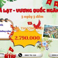 ĐÀ LẠT – VƯƠNG QUỐC NGÀN HOA (3N3Đ)