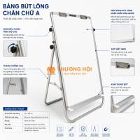 Bảng Flipchart Chân Inox Cao Cấp BAVICO - Mặt Bảng Hàn Quốc, Giao Nhanh HCM