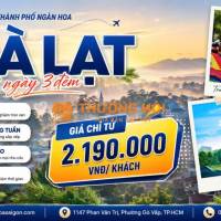Đà Lạt - Thành Phố Hoa 3N3Đ 2026 sgc