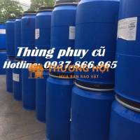 Phuy cũ 220l làm bè, phuy cũ nắp mở, phuy cũ , phuy nhựa, phuy đựng dung dịch lỏng
