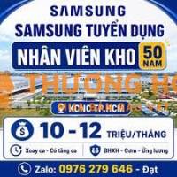SAMSUNG KHU CÔNG NGHỆ CAO, TUYỂN NHÂN VIÊN KHO