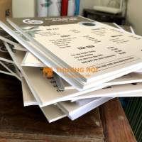 In menu decal bồi formex tại han Thiết