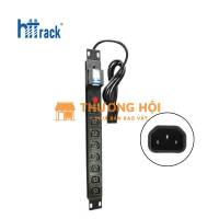Thanh Nguồn PDU C13 6 Port Phích Cắm C14