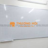 Bảng Trắng Kích Thước Lớn Giá Tốt 1M2 X 2M4 Có Sẳn Ô Ly Vuông 5Cm