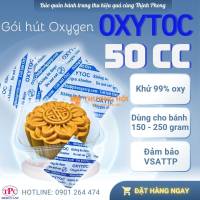 Gói hút oxy OXYTOC 50cc - chống mốc bánh trung thu