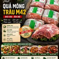 Thịt Đùi Gọ Trâu M42 Chuyên Làm Trâu Gác Bếp