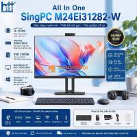 SingPC M24Ei31282-W – All In One nhỏ gọn, hiệu năng vượt mong đợi!