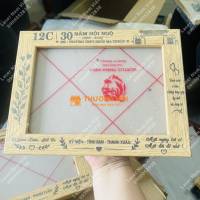 KHUNG HÌNH GỖ KỶ NIỆM - KHẮC LASER NỘI DUNG THEO YÊU CẦU - LIÊN HỆ 0775 007 909