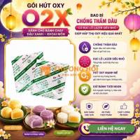 Gói Hút Oxy 30cc O2X Đa Dạng Quy Cách Cho Bánh Trung Thu