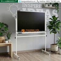 Bảng đen di động viết phấn Bavico Polytaiwan (100 x 120 cm) - CÓ Ô LY TẬP