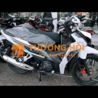Honda Blade trắng xanh
