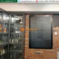 BẢNG MENU KHUNG GỖ CAO CẤP DÀNH CHO NHÀ HÀNG & QUÁN CÀ PHÊ