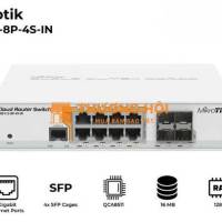Switch PoE Mikrotik CRS112-8P-4S-IN