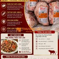 Thịt Nạc Mông Trâu Ấn Độ Giá Sỉ – Nguồn Hàng Ổn Định