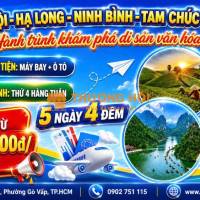HÀ NỘI – HẠ LONG – NINH BÌNH – TAM CHÚC – MỘC CHÂU 5N4Đ
