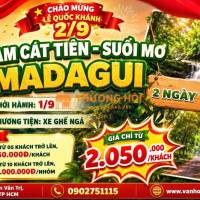 🌳 NAM CÁT TIÊN – 💦 SUỐI MƠ – 🌿 MADAGUI | 2 NGÀY 1 ĐÊM
