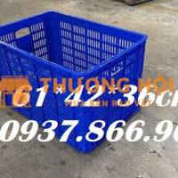 Sọt nhựa nguyên sinh cao 36, sọt cao 36, sọt nhựa dùng trong kho lạnh