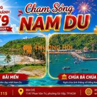 🇻🇳 LỄ QUỐC KHÁNH 2/9 – CHẠM SÓNG NAM DU | 2 NGÀY 2 ĐÊM 🌊🏝️