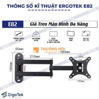 GIÁ TREO MÀN HÌNH TREO TƯỜNG E82 – GỌN GÀNG, CHẮC CHẮN, TỐI ƯU KHÔNG GIAN!