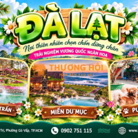 🌸✨ ĐÀ LẠT – TRẢI NGHIỆM VƯƠNG QUỐC NGÀN HOA ✨🌸