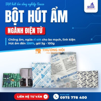 Bảo Quản Hàng Điện Tử Trong Kho Bằng Bột Hút Ẩm