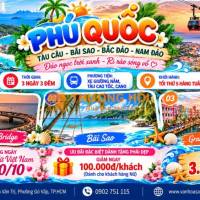 🌴✨ PHÚ QUỐC – TÀU CÂU – BÃI SAO – BẮC ĐẢO – NAM ĐẢO ✨🌴