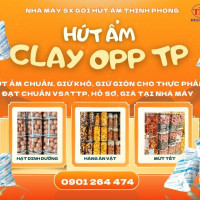 Gói hút ẩm Clay giữ giòn, chống yểu cho hàng ăn vặt Tết