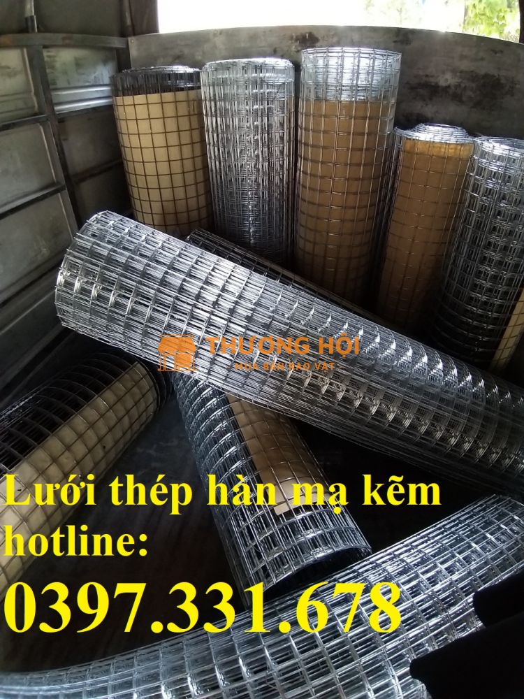 Lưới thép hàn 3ly; 4ly ô 50x50 mạ kẽm, hàng đen