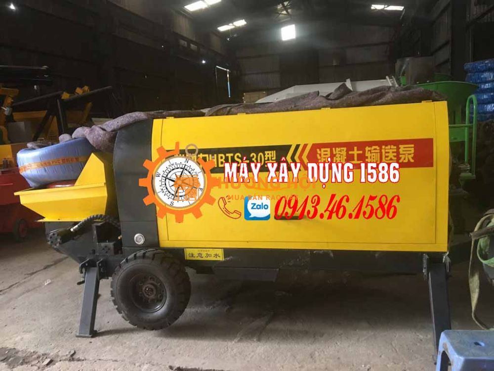 máy bơm vữa, bê tông tĩnh 10 khối