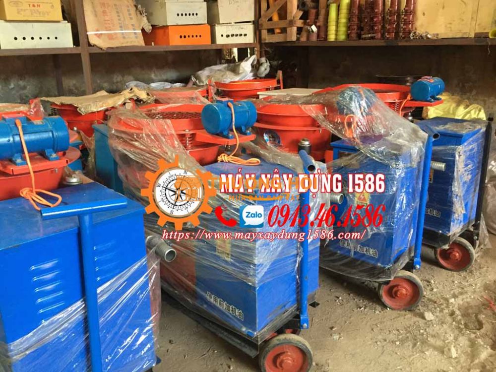 Máy phun vẩy bê tông làm hầm, mái taluy