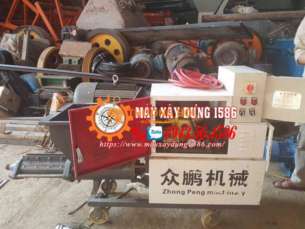 Máy phun vữa trát tường chạy điện