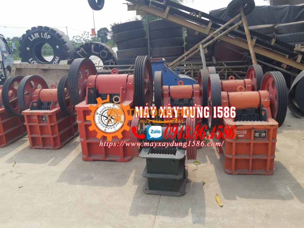 Máy nghiền đá, khai thác đá kẹp hàm